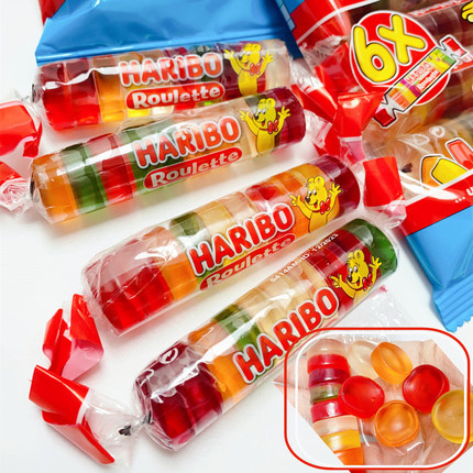 现货 进口哈瑞宝Haribo纽扣糖混合水果软糖超有嚼劲 小红书同款