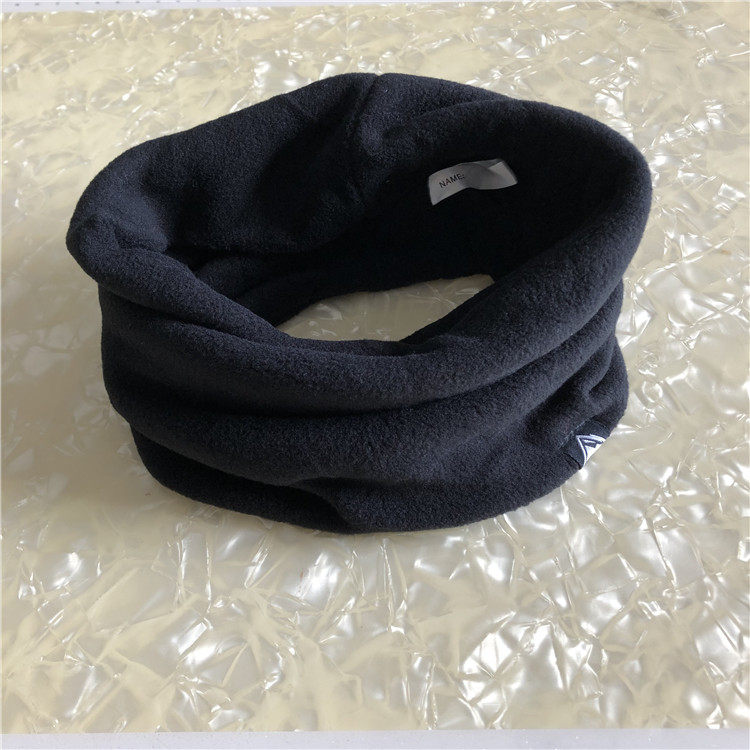 가을 겨울 어린이 양털 모자 목 스카프 및 장갑 3 종 세트 폴라 플리스  소년 검정 방풍 경량