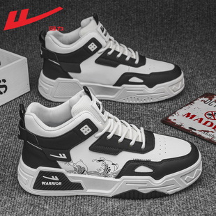 回力男鞋秋冬款2024新款男士潮鞋休闲运动鞋子男板鞋男高帮鞋男款