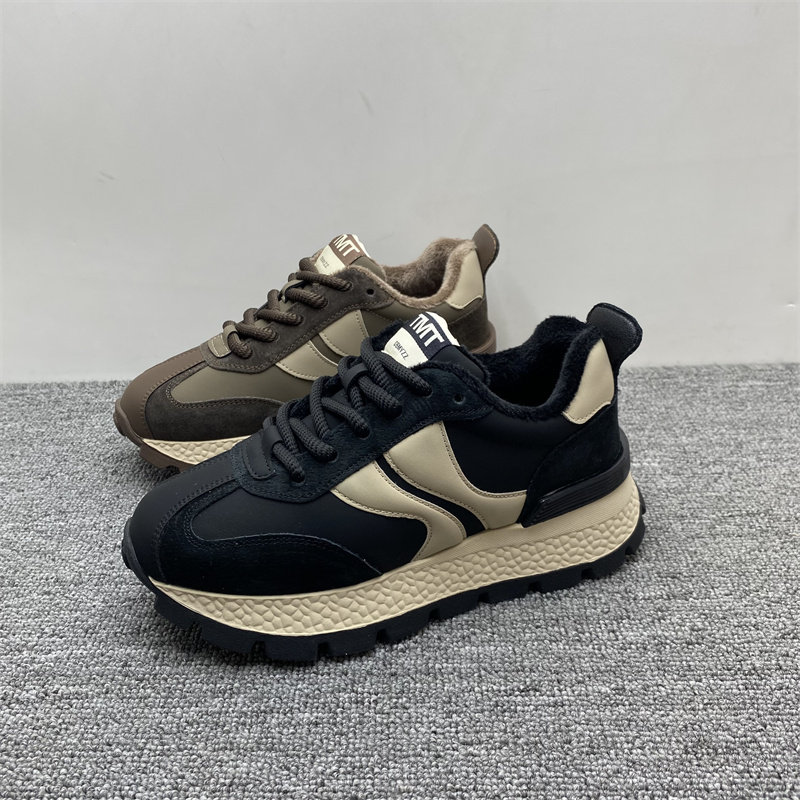 处理真皮阿甘鞋女2024冬季新款加绒老爹鞋女厚底增高运动休闲棉鞋,女鞋,时尚休闲鞋,淘宝优惠券,粉丝福利购,淘宝优惠卷