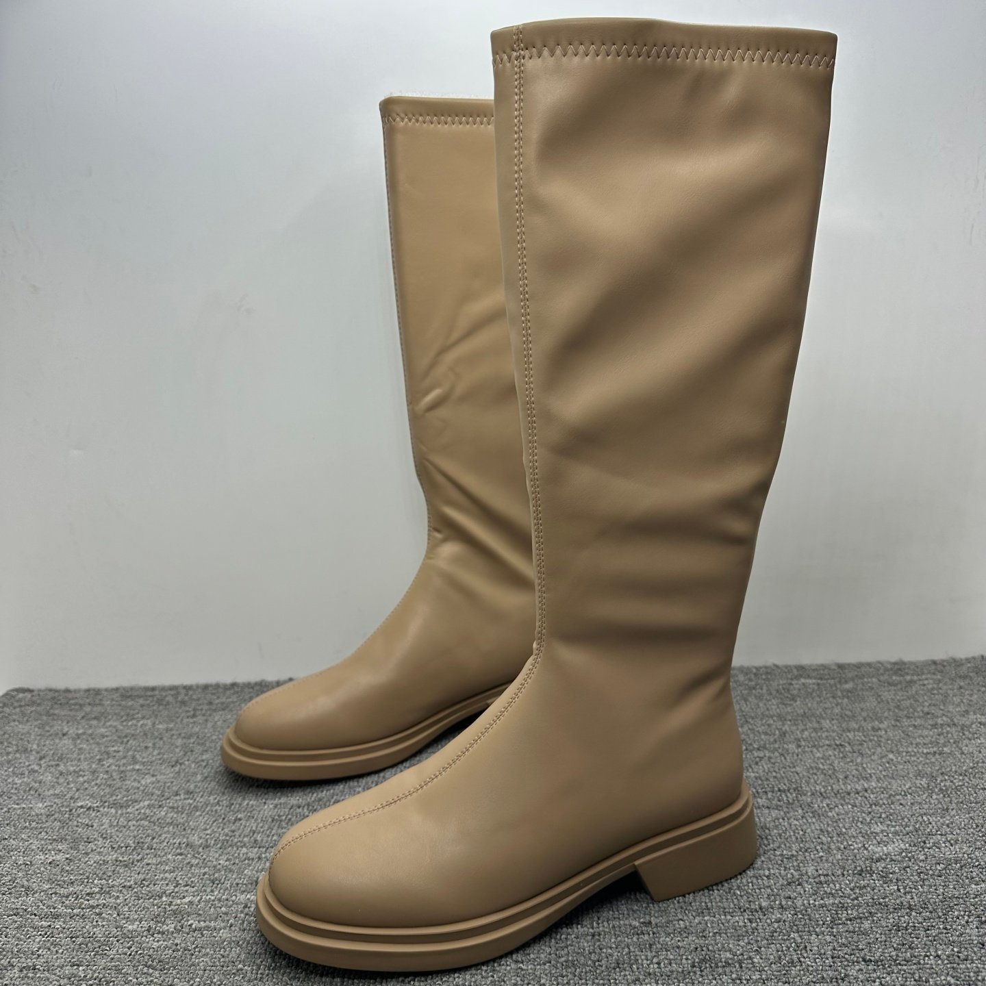 孤品处理40码冬季新款加绒骑士靴女时尚百搭高筒靴英伦风棉靴子潮,女鞋,骑士靴,淘宝优惠券,粉丝福利购,淘宝优惠卷