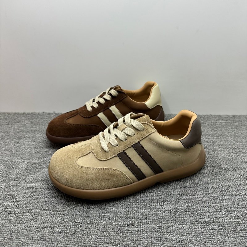 撤柜断码处理36.37码秋季新款真皮德训鞋女时尚百搭复古软底女鞋,女鞋,德训鞋,淘宝优惠券,粉丝福利购,淘宝优惠卷