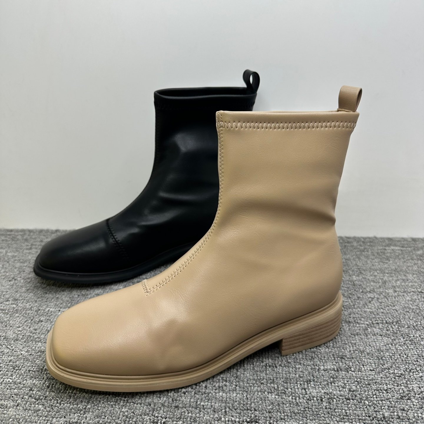 撤柜处理39.40码冬季新款加绒女靴粗跟保暖马丁靴女百搭瘦瘦靴潮,女鞋,弹力靴/袜靴,淘宝优惠券,粉丝福利购,淘宝优惠卷