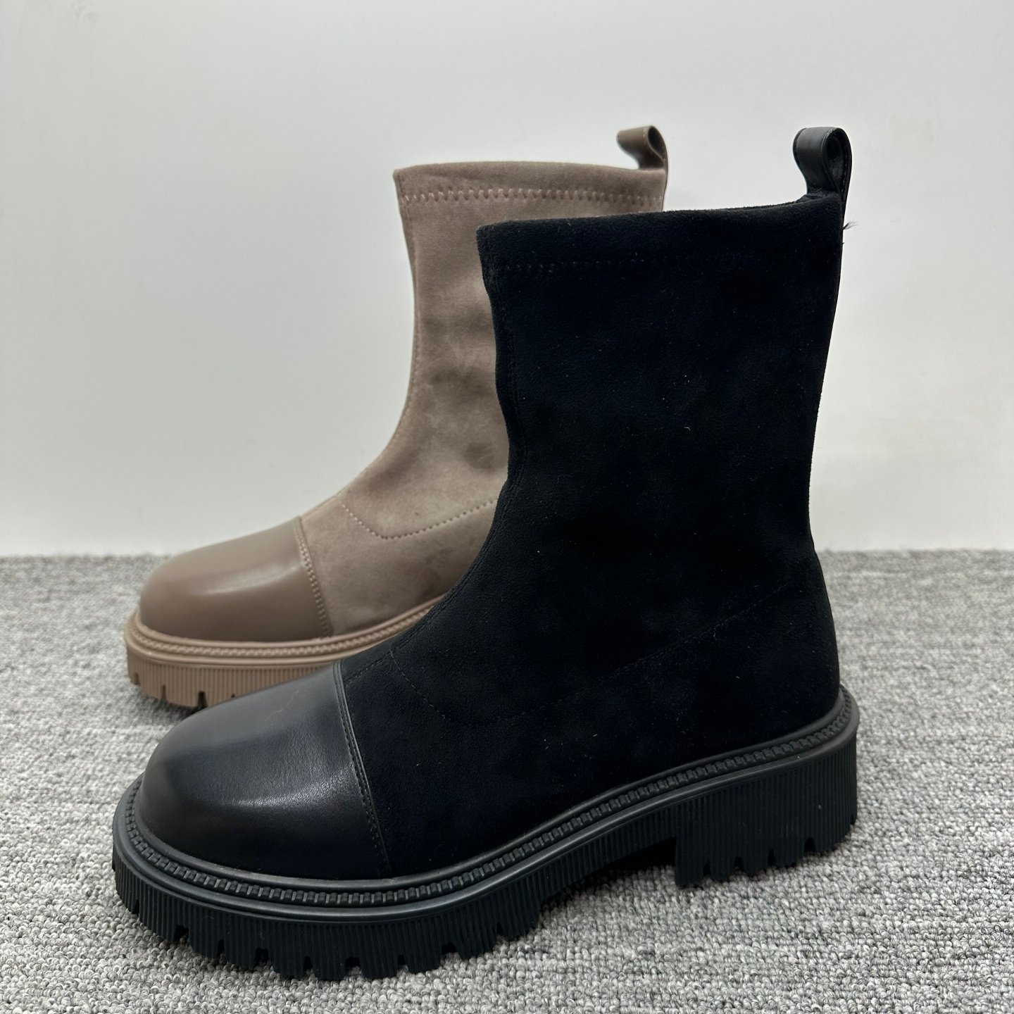 特价处理39.40码新款欧洲站厚底显瘦弹力靴英伦风休闲加绒女短靴,女鞋,弹力靴/袜靴,淘宝优惠券,粉丝福利购,淘宝优惠卷