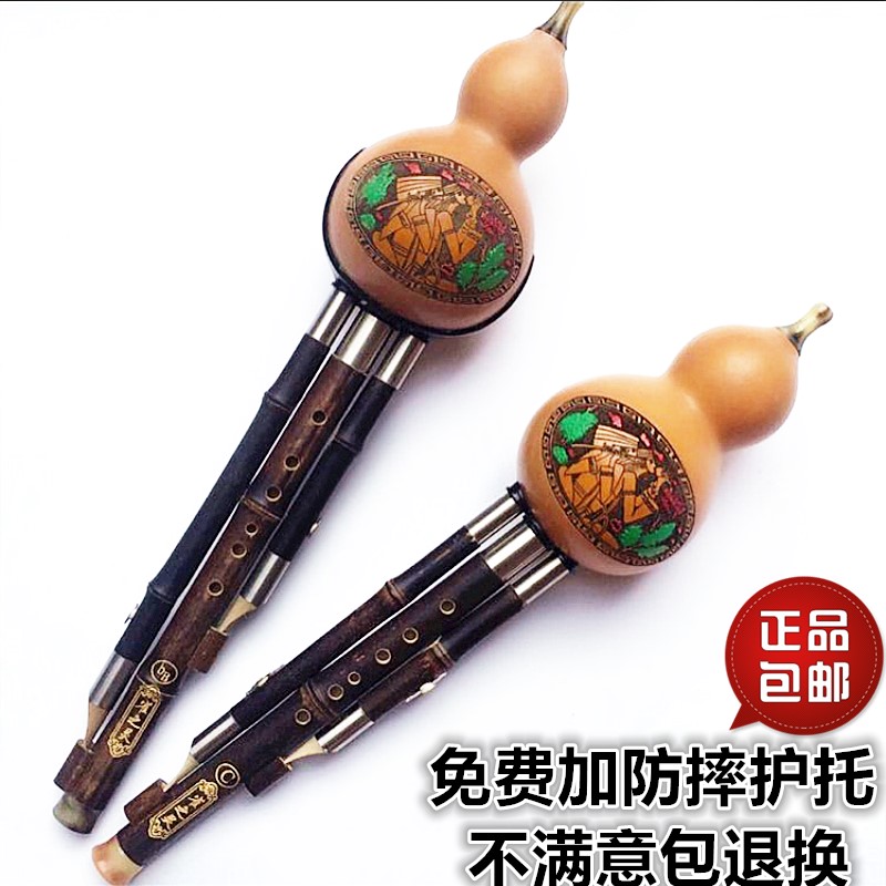 葫芦丝乐器雀之声紫竹可拆初学专业演奏款成人儿童C调降B调A调/GF