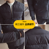 2317`羽绒棉衣棉服合身款外套男P105黑色，男装棉衣，电商A066