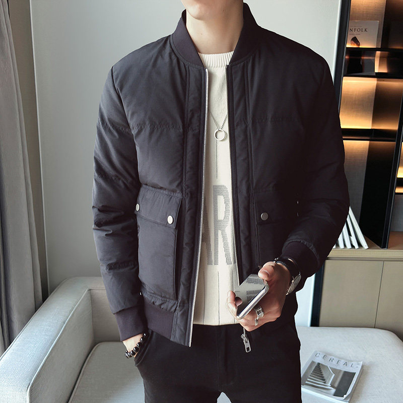 2303`休闲大口袋工装羽绒棉服棉衣男P115灰色,男装棉衣,电商A066