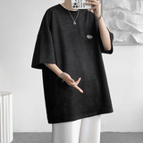 DX1533`重磅280克抖音-麂皮绒-宽松情侣短袖T恤男P3548，男装T恤，电商A066