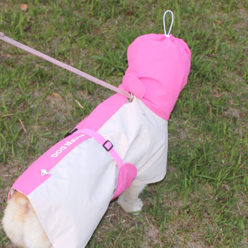 宠物宽体全包防水雨衣狗狗雨披挡脏柯基柴犬中型犬冲锋衣