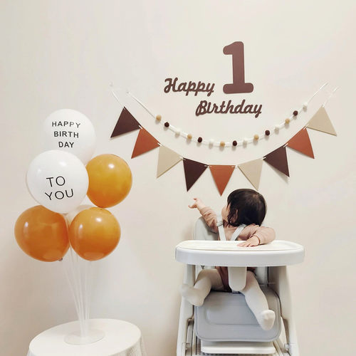 网红周岁生日装饰场景布置