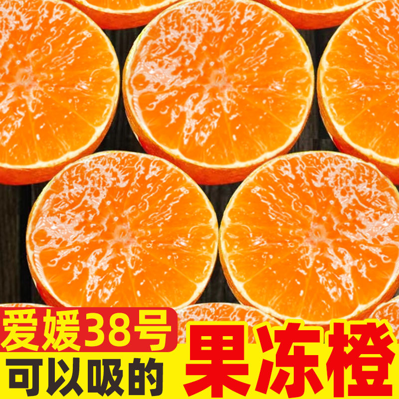 爱媛38号果冻橙新鲜橙子水果当季整箱10斤四川甜柑橘手剥大果包邮