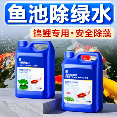 专除鱼池绿水，灭绿藻水藻水变清