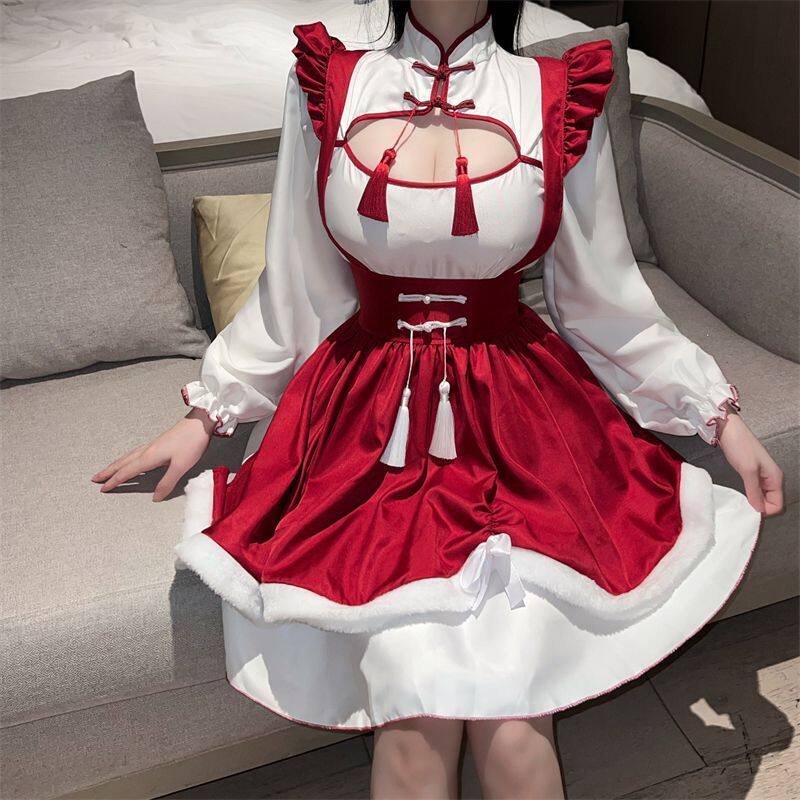 女仆装cosplay可爱女佣软妹二次元洛丽塔服装网红制服套装连衣裙