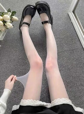 白丝袜纯欲洛丽塔薄款性感