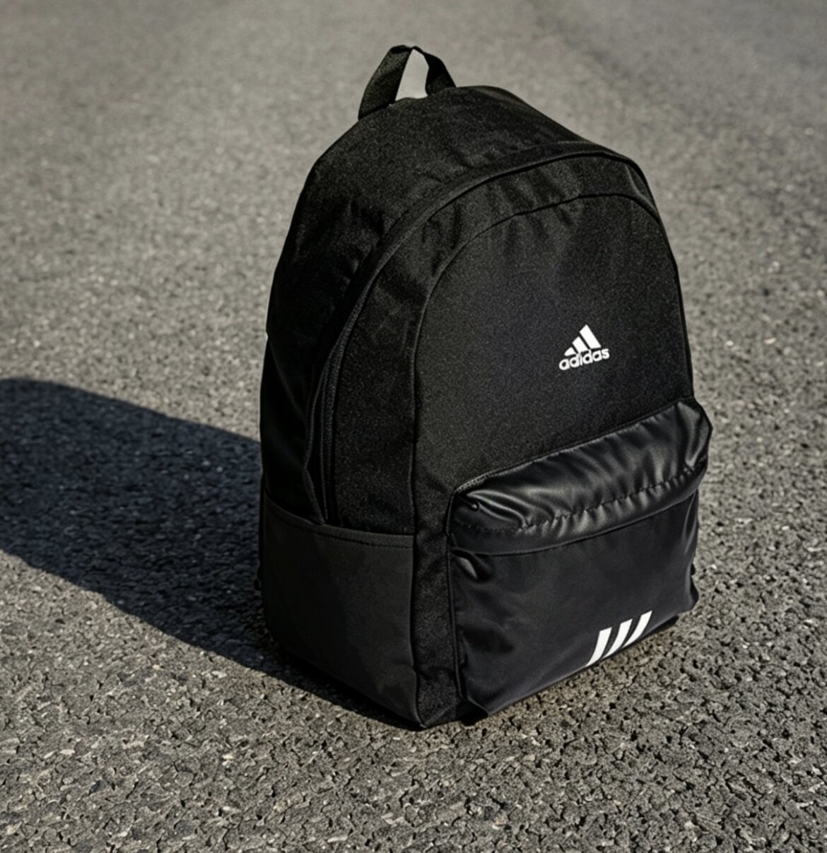 adidas 大容量实用运动休闲双肩男女同款情侣款黑色KA2288