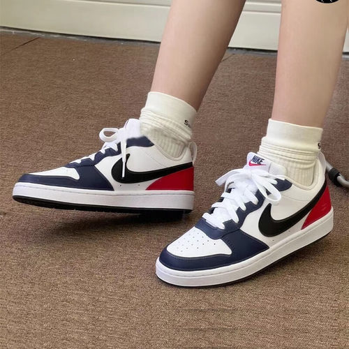 NIKE耐克Count Borough 红蓝白黑曜石女款低帮休闲板鞋DO7446-101
