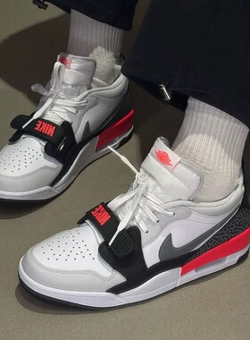 NIKEAIR JORDAN LEGACY 白红色312 LOW (GS)休闲鞋CD9054-113