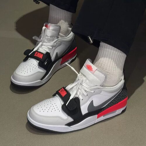 NIKEAIR JORDAN LEGACY 白红色312 LOW (GS)休闲鞋CD9054-113