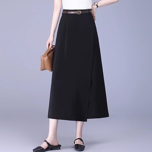 休闲裙裤女夏季小个子a字半身裙