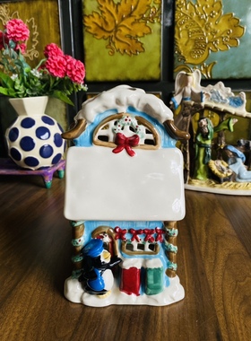 布鲁房子烛台仓鼠摆件装饰品