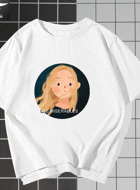 音乐剧歌剧悲惨世界珂赛特Cosette短袖t恤衫男女半截袖纯棉上衣服