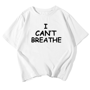 我不能呼吸I CAN'T BREATHE凯里欧文周边短袖t恤衫男篮球衣服半袖