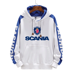 斯堪尼亚卡车重卡大巴车牵引scania汽车周边连帽卫衣男女外套帽衫