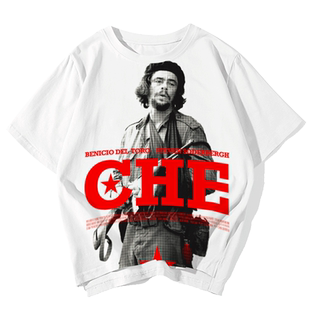 古巴革命英雄切格瓦拉t恤衫短袖男女冰丝半截袖创意个性体恤衣服