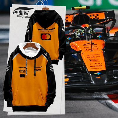 2025迈凯伦F1赛车车队服连帽卫衣