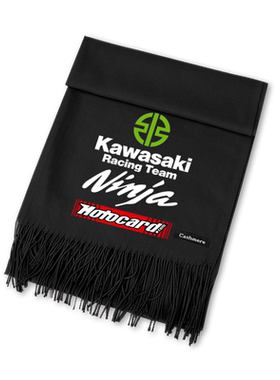 川崎kawasaki摩托sbk仿羊绒围巾