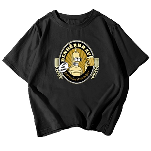 飞出个未来动漫周边纯棉短袖t恤衫男女夏季休闲半截袖宽松上衣服