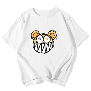 欧美个性街头电台司令Radiohead摇滚BF朋克风短袖t恤衫男女半袖体