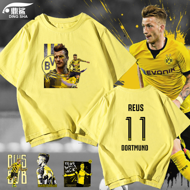 足球迷运动休闲半截袖t恤衫