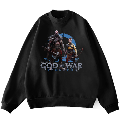 战神5诸神黄昏ps5游戏圆领卫衣