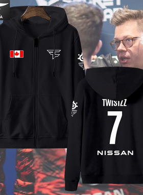 FAZE战队银河战舰CSGO游戏major电竞服开衫卫衣男女拉链连帽外套