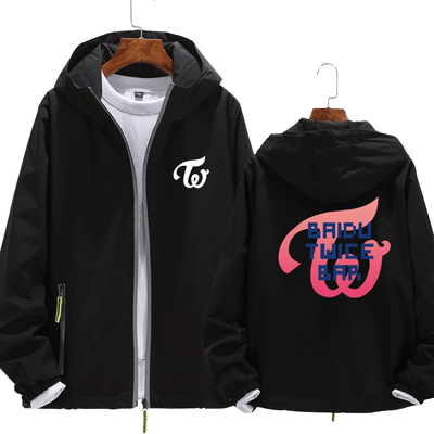 专辑应援连帽夹克休闲外套