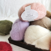 MOHAIR挪威进口真丝马海毛毛线 SANDNES SILK 手编线织毛衣