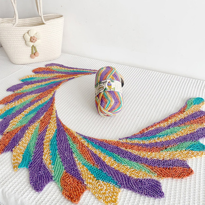 opal编织材料包羊毛段染线