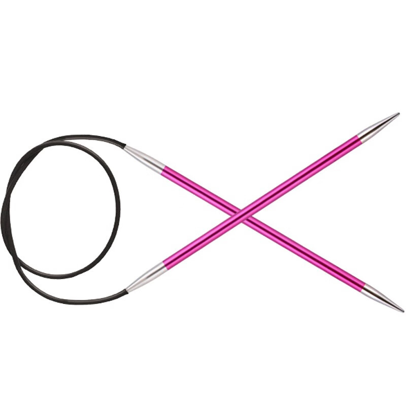 盛莲KnitPro Zing金属针 彩铝环形编织针 DIY毛衣开衫 披肩