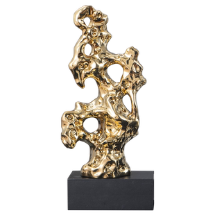 太湖石假山客厅摆件轻奢高档酒柜电视柜玄关桌面样板房艺术装饰品