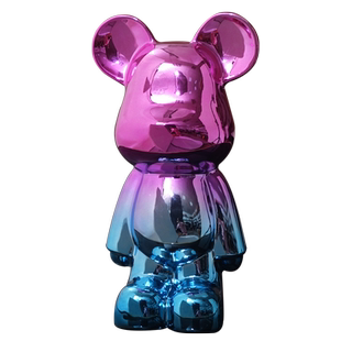 暴力熊网红摆件家居饰品轻奢高档客厅电视柜玄关酒柜玻璃柜装饰品