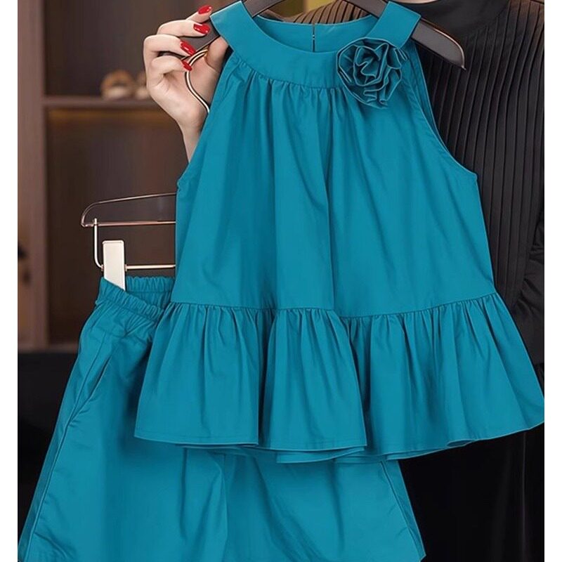 女童夏季短裤纯色套装百搭新款洋气宝宝两件套无袖吊带儿童夏装潮,童装/婴儿装/亲子装,套装,淘宝优惠券,粉丝福利购,淘宝优惠卷