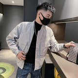 6583-P88秋季新款潮牌大口袋夹克工装青年休闲外套男-3控118，男装夹克，电商D319