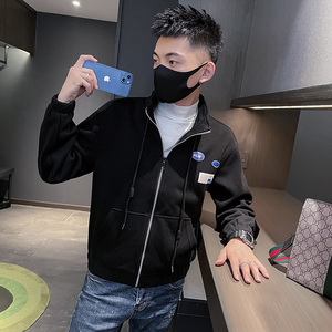 6578-P88 外套男修身上衣春秋季百搭休闲学生运动服夹克-3 控118图片