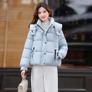 冬季新款小棉衣女短款时尚百搭显瘦学生棉服小个子妈妈棉袄外套