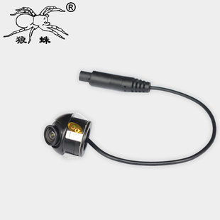 狼蛛360度万向可调CCD高清夜视汽车载防水前侧视摄像头右盲区可视