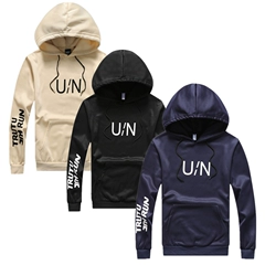 Weiner Fort Hoodie Mùa thu nam mới dài tay áo sinh viên Hàn Quốc Áo len thể thao giản dị