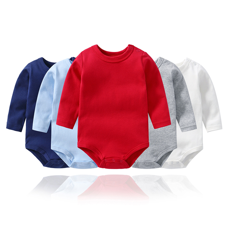 纯棉三角哈衣婴儿春季