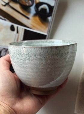 收集时光 Camus say 窑变灰绿笋形碗 米饭碗粥碗火锅碗