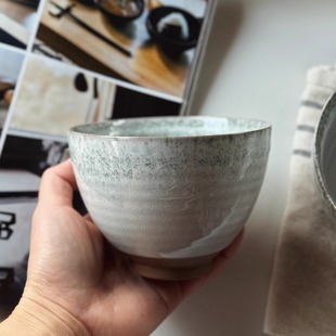 窑变灰绿笋形碗 say 米饭碗粥碗火锅碗 Camus 收集时光